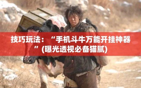 技巧玩法：“手机斗牛万能开挂神器”(曝光透视必备猫腻)