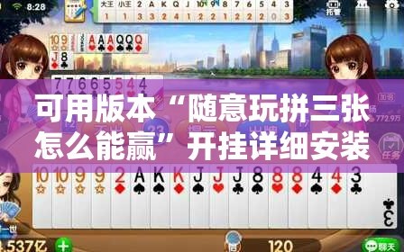可用版本“随意玩拼三张怎么能赢”开挂详细安装教程
