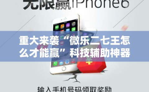 重大来袭“微乐二七王怎么才能赢”科技辅助神器手机版教程
