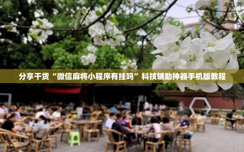 分享干货“微信麻将小程序有挂吗”科技辅助神器手机版教程