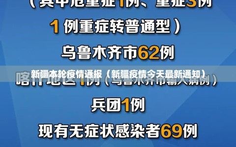 新疆本轮疫情通报（新疆疫情今天最新通知）