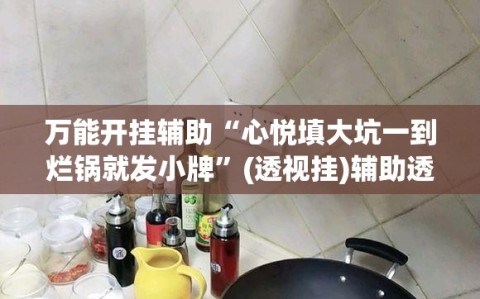 万能开挂辅助“心悦填大坑一到烂锅就发小牌”(透视挂)辅助透视教程