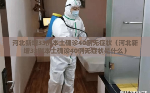 河北新增33例本土确诊40例无症状（河北新增33例本土确诊40例无症状是什么）