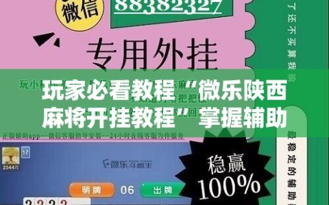 玩家必看教程“微乐陕西麻将开挂教程”掌握辅助功能必胜规则