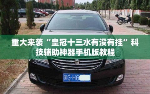 重大来袭“皇冠十三水有没有挂”科技辅助神器手机版教程