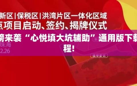 重磅来袭“心悦填大坑辅助”通用版下载教程!