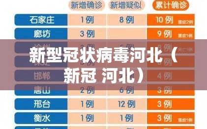 新型冠状病毒河北（新冠 河北）