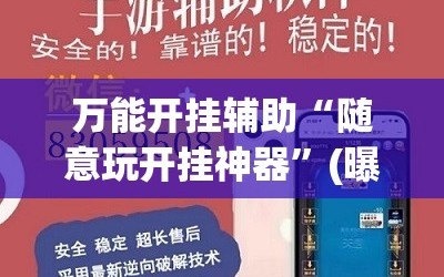 万能开挂辅助“随意玩开挂神器”(曝光透视必备猫腻)