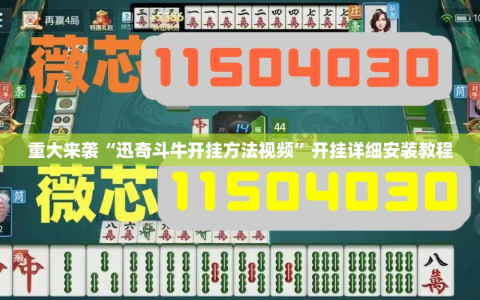 重大来袭“迅奇斗牛开挂方法视频”开挂详细安装教程