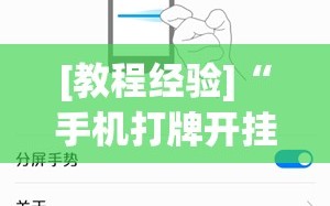 [教程经验]“手机打牌开挂怎么弄”掌握辅助功能必胜规则