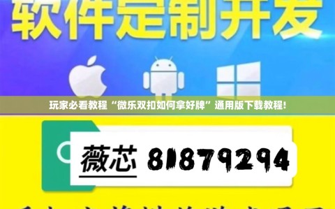 玩家必看教程“微乐双扣如何拿好牌”通用版下载教程!