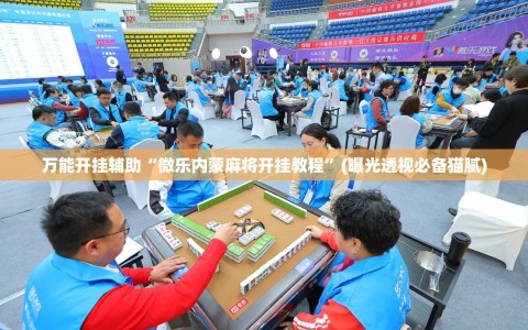 万能开挂辅助“微乐内蒙麻将开挂教程”(曝光透视必备猫腻)