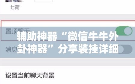 辅助神器“微信牛牛外卦神器”分享装挂详细步骤
