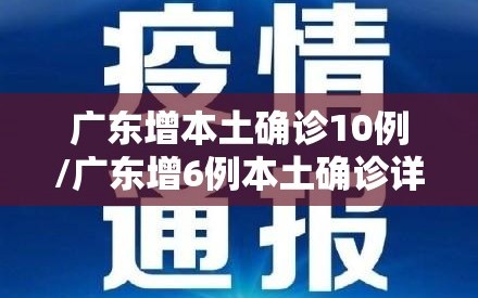 广东增本土确诊10例/广东增6例本土确诊详情