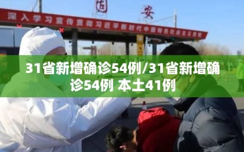 31省新增确诊54例/31省新增确诊54例 本土41例