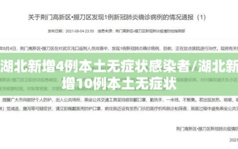 湖北新增4例本土无症状感染者/湖北新增10例本土无症状