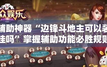 辅助神器“边锋斗地主可以装挂吗”掌握辅助功能必胜规则