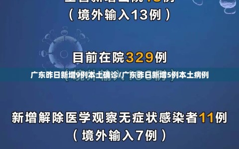 广东昨日新增9例本土确诊/广东昨日新增5例本土病例