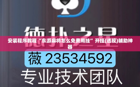 安装程序教程“东游麻将怎么免费用挂”开挂(透视)辅助神器