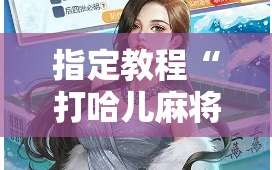 指定教程“打哈儿麻将万能开挂器”附开挂脚本详细教程