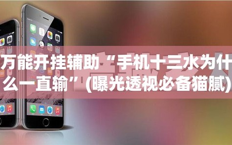 万能开挂辅助“手机十三水为什么一直输”(曝光透视必备猫腻)