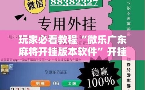 玩家必看教程“微乐广东麻将开挂版本软件”开挂详细安装教程