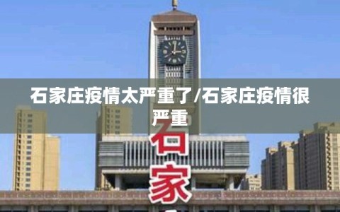 石家庄疫情太严重了/石家庄疫情很严重