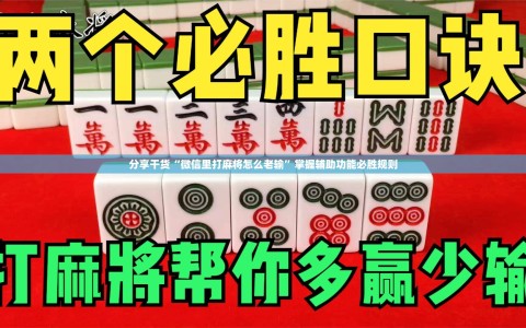 分享干货“微信里打麻将怎么老输”掌握辅助功能必胜规则