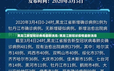 黑龙江新型冠状病毒最新消息/黑龙江新冠状疫情最新消息