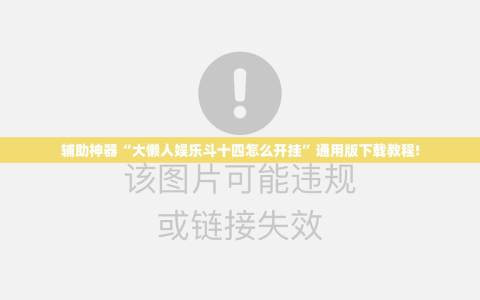 辅助神器“大懒人娱乐斗十四怎么开挂”通用版下载教程!