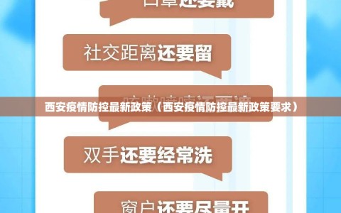 西安疫情防控最新政策（西安疫情防控最新政策要求）