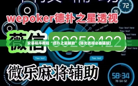 安装程序教程“德扑之星辅助”(曝光透视必备猫腻)