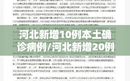 河北新增10例本土确诊病例/河北新增20例本土确诊行动轨迹