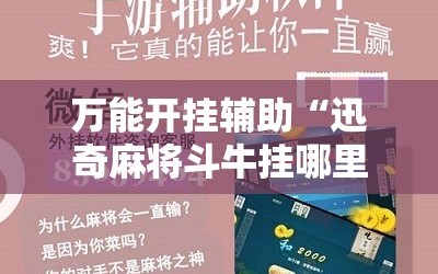 万能开挂辅助“迅奇麻将斗牛挂哪里有”通用版下载教程!