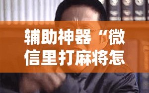辅助神器“微信里打麻将怎么老输”开挂详细安装教程