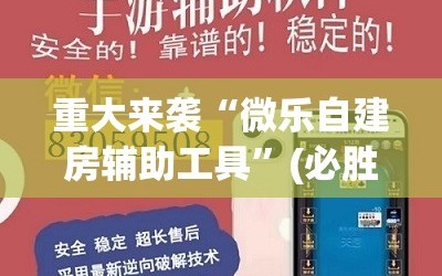 重大来袭“微乐自建房辅助工具”(必胜开挂神器)