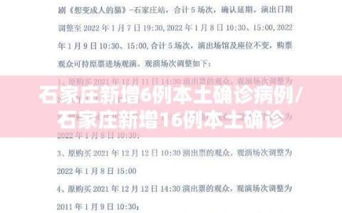 石家庄新增6例本土确诊病例/石家庄新增16例本土确诊