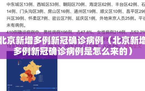北京新增多例新冠确诊病例（北京新增多例新冠确诊病例是怎么来的）