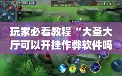 玩家必看教程“大圣大厅可以开挂作弊软件吗(透视)”详细辅助透视